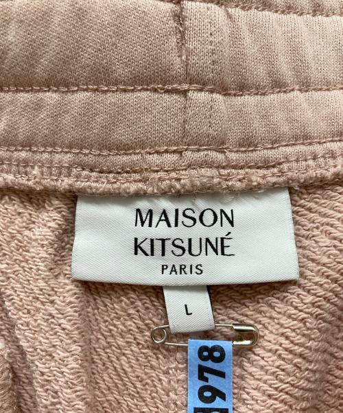 maison kitsune（メゾンキツネ）maison kitsune (メゾンキツネ) BOLD FOX HEAD PATCH OVERSIZE JOG SHORTS ピンク サイズ:Lの古着・服飾アイテム
