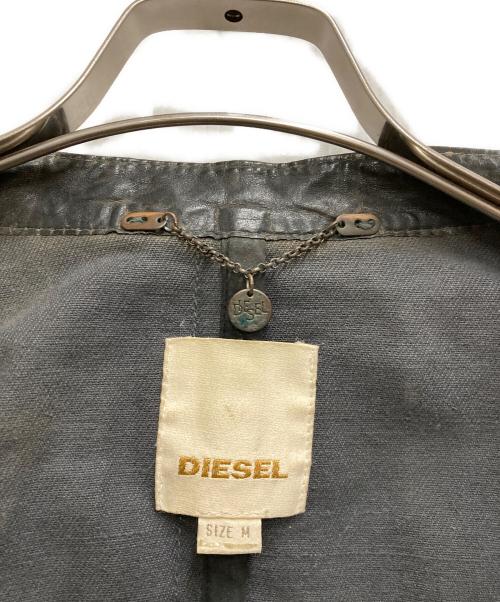 DIESEL（ディーゼル）DIESEL (ディーゼル) ラムレザーライダースジャケット ブラック サイズ:Ⅿの古着・服飾アイテム