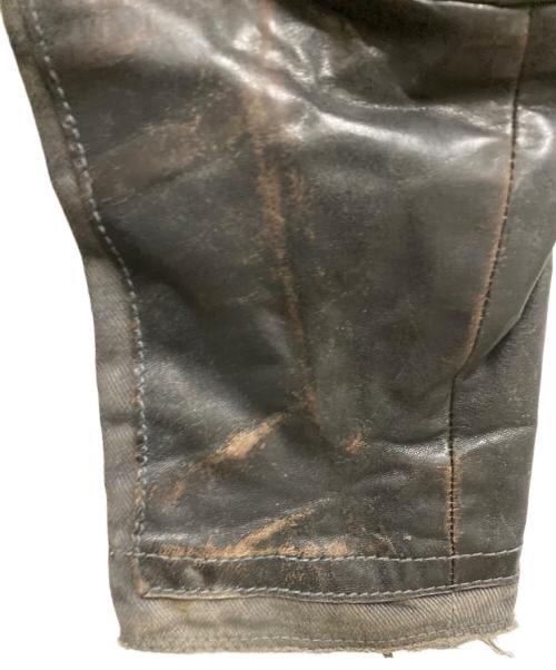 DIESEL（ディーゼル）DIESEL (ディーゼル) ラムレザーライダースジャケット ブラック サイズ:Ⅿの古着・服飾アイテム
