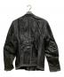 DIESEL (ディーゼル) ラムレザーライダースジャケット ブラック サイズ:Ⅿ：15000円