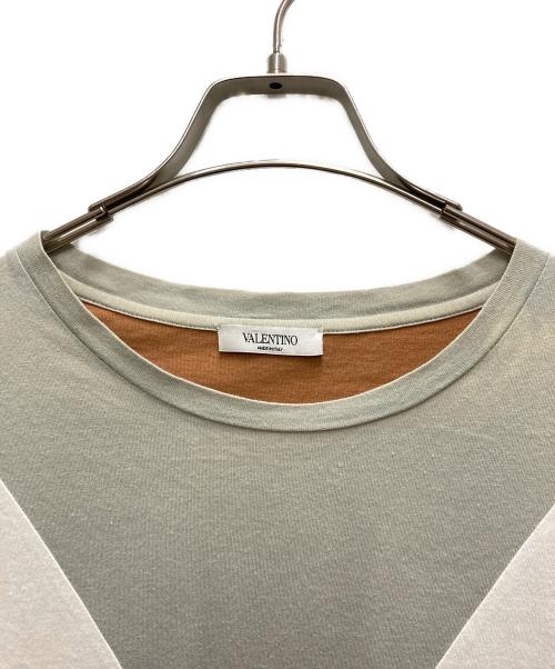 VALENTINO（ヴァレンティノ）VALENTINO (ヴァレンティノ) “It's my time” cotton t-shirt グリーン サイズ:Sの古着・服飾アイテム
