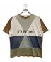 VALENTINO（ヴァレンティノ）の古着「“It's my time” cotton t-shirt」｜グリーン