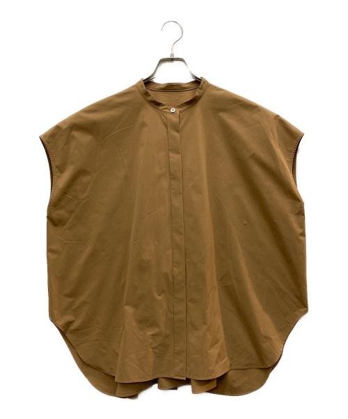 LE PHIL（ル フィル）LE PHIL (ル フィル) バックベルトノースリーブシャツ ブラウン サイズ:FREEの古着・服飾アイテム