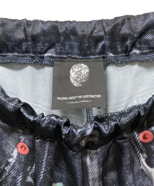 TALKING ABOUT THE ABSTRACTION（トーキング アバウト ジ アブストラクション）TALKING ABOUT THE ABSTRACTION (トーキング アバウト ジ アブストラクション) 転写デニムパンツ インディゴ サイズ:Mの古着・服飾アイテム