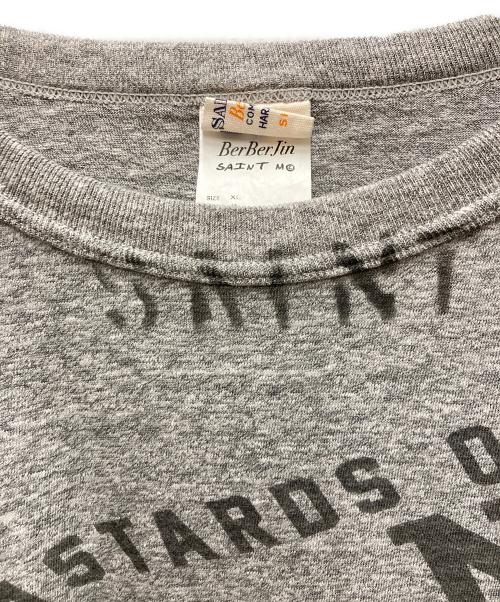 SAINT MICHAEL（セントマイケル）SAINT MICHAEL (セントマイケル) Ber Ber Jin BJ SS TEE/YOUNG グレー サイズ:XLの古着・服飾アイテム