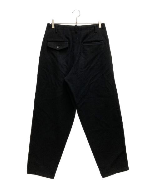 Y's for men（ワイズフォーメン）Y'S for men (ワイズフォーメン) 起毛ウール2タックパンツ ブラック サイズ:2の古着・服飾アイテム