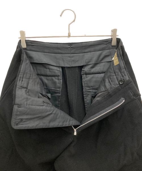 Y's for men（ワイズフォーメン）Y'S for men (ワイズフォーメン) 起毛ウール2タックパンツ ブラック サイズ:2の古着・服飾アイテム
