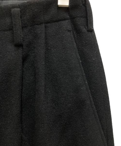 Y's for men（ワイズフォーメン）Y'S for men (ワイズフォーメン) 起毛ウール2タックパンツ ブラック サイズ:2の古着・服飾アイテム