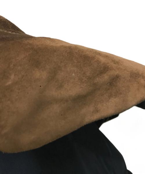 LORO PIANA（ロロピアーナ）LORO PIANA (ロロピアーナ) 襟スウェードナイロンステンカラーコート ネイビー サイズ:Sの古着・服飾アイテム