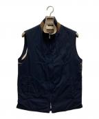 LORO PIANAロロピアーナ）の古着「カシミヤ混インナーナイロンインナーベスト」｜ネイビー