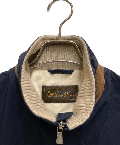 LORO PIANA（ロロピアーナ）LORO PIANA (ロロピアーナ) カシミヤ混インナーナイロンインナーベスト ネイビー サイズ:Sの古着・服飾アイテム