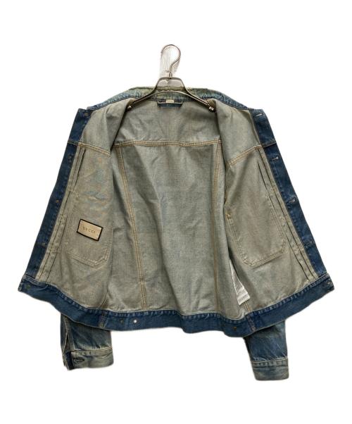 GUCCI（グッチ）GUCCI (グッチ) ホースビットポケットデニムジャケット インディゴ サイズ:48の古着・服飾アイテム