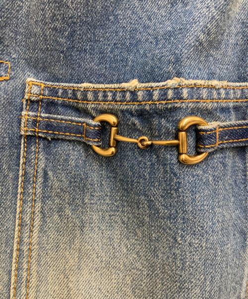 GUCCI（グッチ）GUCCI (グッチ) ホースビットポケットデニムジャケット インディゴ サイズ:48の古着・服飾アイテム
