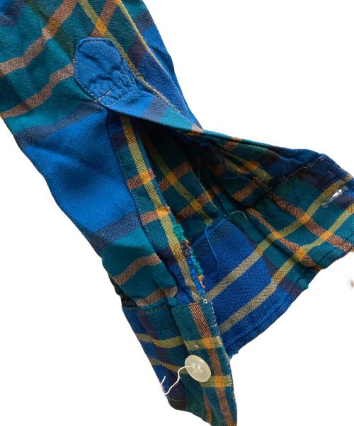 VINTAGE（ヴィンテージ）VINTAGE (ヴィンテージ) 60's オープンカラーシャツ ブルー サイズ:Lの古着・服飾アイテム