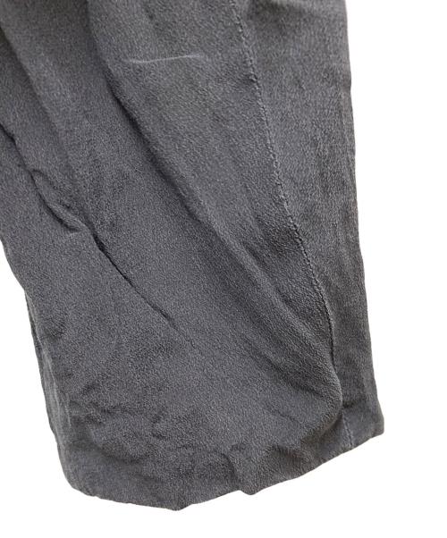 HAIDER ACKERMANN（ハイダーアッカーマン）HAIDER ACKERMANN (ハイダーアッカーマン) シルクノーカラーコート ネイビー サイズ:46の古着・服飾アイテム