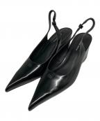 MAISON SPECIALメゾンスペシャル）の古着「2way pointed Wedge pumps」｜ブラック