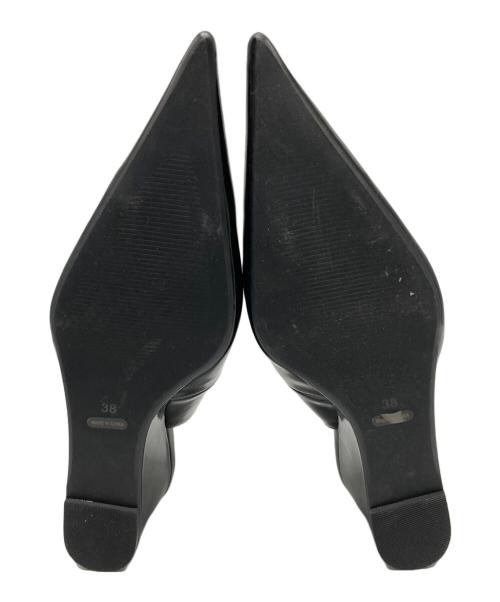 MAISON SPECIAL（メゾンスペシャル）MAISON SPECIAL (メゾンスペシャル) 2way pointed Wedge pumps ブラック サイズ:38の古着・服飾アイテム