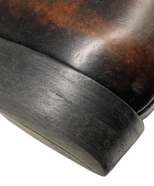 BUTTERO（ブッテロ）BUTTERO (ブッテロ) サイドジップワークブーツ ブラウン サイズ:40の古着・服飾アイテム