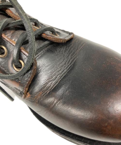 BUTTERO（ブッテロ）BUTTERO (ブッテロ) サイドジップワークブーツ ブラウン サイズ:40の古着・服飾アイテム