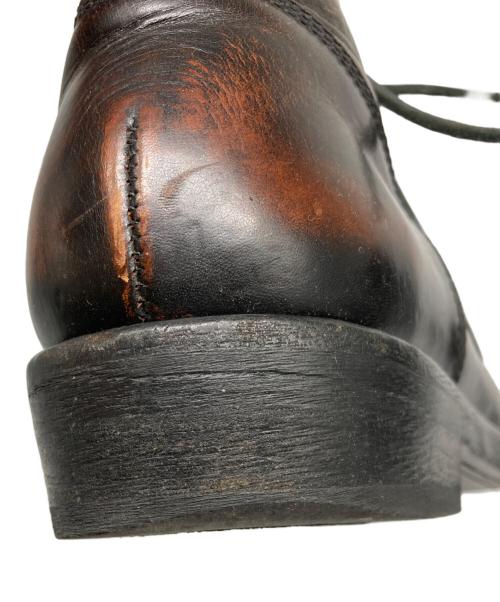 BUTTERO（ブッテロ）BUTTERO (ブッテロ) サイドジップワークブーツ ブラウン サイズ:40の古着・服飾アイテム