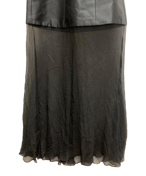 STELLA McCARTNEY（ステラマッカートニー）STELLA McCARTNEY (ステラマッカートニー) 切替シアードレス ブラック サイズ:40の古着・服飾アイテム