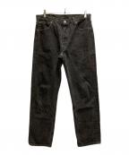 LEVI'Sリーバイス）の古着「90`S先染め501デニムパンツ」｜ブラック