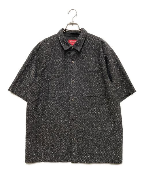 SUPREME（シュプリーム）Supreme (シュプリーム) Lurex S/S Shirt ブラック サイズ:Lの古着・服飾アイテム
