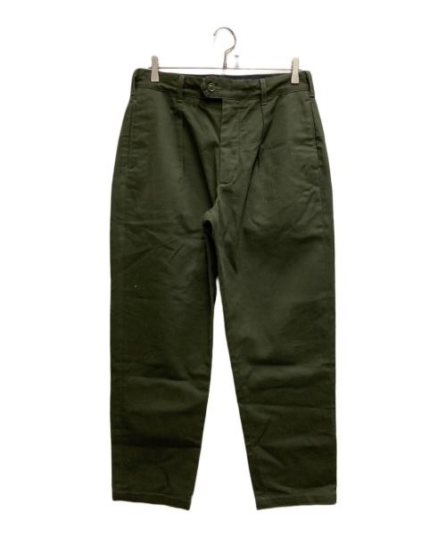 Engineered Garments（エンジニアドガーメンツ）Engineered Garments (エンジニアードガーメンツ) テーパードタックパンツ グリーン サイズ:Sの古着・服飾アイテム