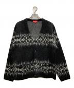 SUPREMEシュプリーム）の古着「Abstract Stripe Cardigan」｜ブラック