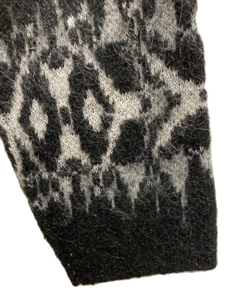 SUPREME（シュプリーム）Supreme (シュプリーム) Abstract Stripe Cardigan ブラック サイズ:Lの古着・服飾アイテム