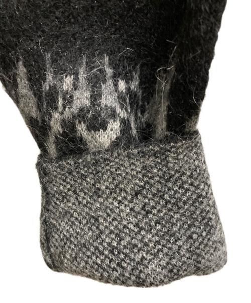 SUPREME（シュプリーム）Supreme (シュプリーム) Abstract Stripe Cardigan ブラック サイズ:Lの古着・服飾アイテム