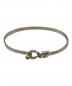 TIFFANY & Co.ティファニー）の古着「フック&アイ ラブノットバングル」｜シルバー