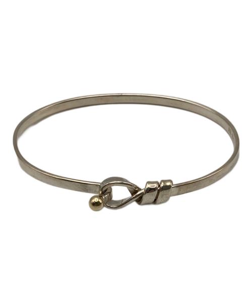 TIFFANY & Co.（ティファニー）TIFFANY & Co. (ティファニー) フック&アイ ラブノットバングル シルバーの古着・服飾アイテム