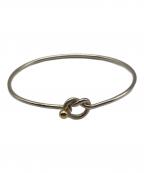 TIFFANY & Co.ティファニー）の古着「フック&アイ ラブノットバングル」｜シルバー