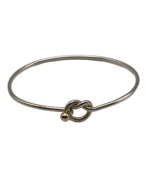TIFFANY & Co.（ティファニー）TIFFANY & Co. (ティファニー) フック&アイ ラブノットバングル シルバーの古着・服飾アイテム