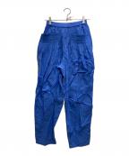 nagonstansナゴンスタンス）の古着「tuck pocket pants」｜ブルー