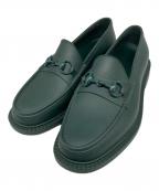 GUCCIグッチ）の古着「ラバービットローファー」｜グリーン