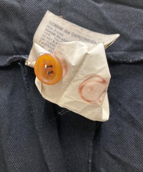 COMME des GARCONS（コムデギャルソン）COMME des GARCONS (コムデギャルソン) 製品染めワイドクロップドパンツ ブラック サイズ:Sの古着・服飾アイテム