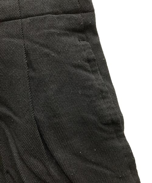 COMME des GARCONS（コムデギャルソン）COMME des GARCONS (コムデギャルソン) 製品染めワイドクロップドパンツ ブラック サイズ:Sの古着・服飾アイテム