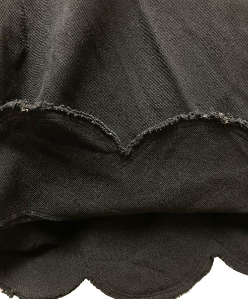 COMME des GARCONS（コムデギャルソン）COMME des GARCONS (コムデギャルソン) 製品染めワイドクロップドパンツ ブラック サイズ:Sの古着・服飾アイテム
