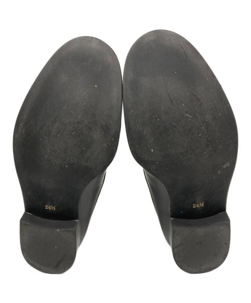 COMME des GARCONS（コムデギャルソン）COMME des GARCONS (コムデギャルソン) 切替オックスフォードシューズ ブラック サイズ:24 1/2の古着・服飾アイテム