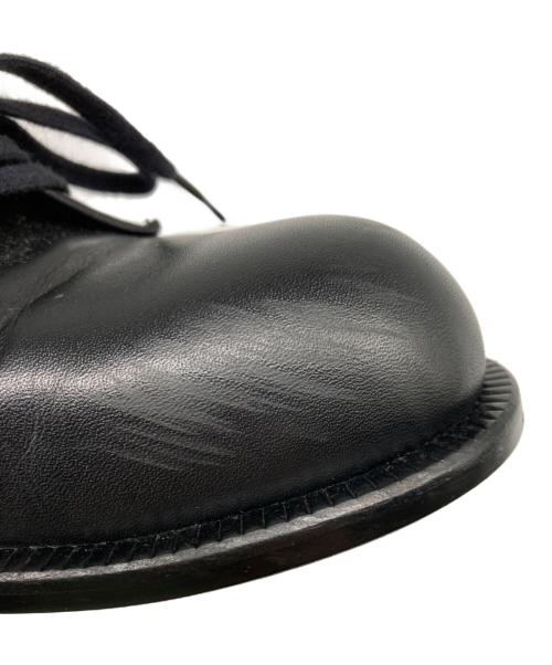 COMME des GARCONS（コムデギャルソン）COMME des GARCONS (コムデギャルソン) 切替オックスフォードシューズ ブラック サイズ:24 1/2の古着・服飾アイテム