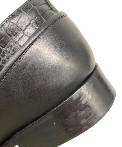 COMME des GARCONS（コムデギャルソン）COMME des GARCONS (コムデギャルソン) 切替オックスフォードシューズ ブラック サイズ:24 1/2の古着・服飾アイテム