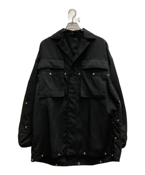 ALMOSTBLACK（オールモストブラック）ALMOSTBLACK (オールモストブラック) マルチスナップボタン ジャケット ブラック サイズ:2の古着・服飾アイテム