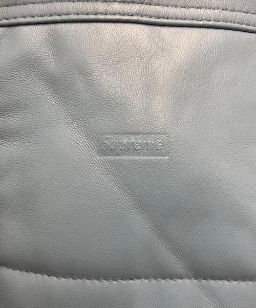 SUPREME（シュプリーム）SUPREME (シュプリーム) Schott (ショット) Shearling Collar Puffy Jacket ブルー サイズ:Ⅿの古着・服飾アイテム