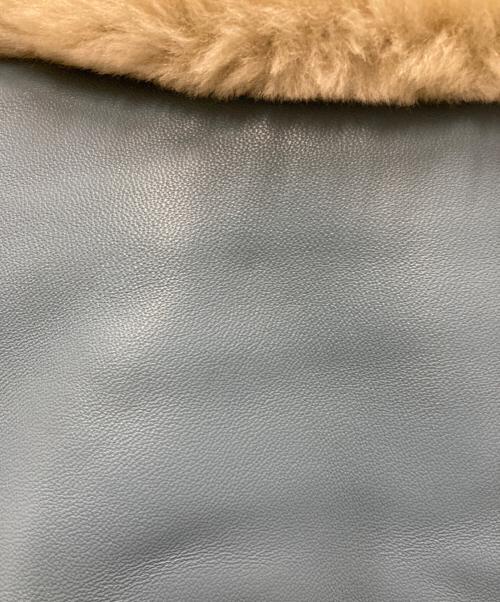 SUPREME（シュプリーム）SUPREME (シュプリーム) Schott (ショット) Shearling Collar Puffy Jacket ブルー サイズ:Ⅿの古着・服飾アイテム