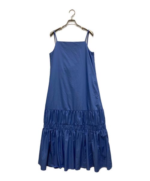 HER LIP TO（ハーリップトゥ）Her lip to (ハーリップトゥ) Back Ribbon Cami Long Dress ブルー サイズ:Mの古着・服飾アイテム