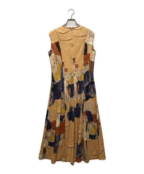 Ameri（アメリ）AMERI (アメリ) UND GYPSUM ART DRESS ブラウン サイズ:Mの古着・服飾アイテム