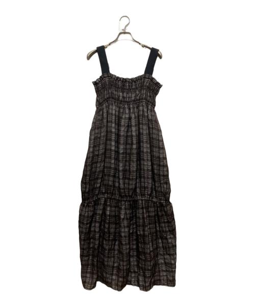TODAYFUL（トゥデイフル）TODAYFUL (トゥデイフル) Strap Jacquard Dress ブラウン サイズ:36の古着・服飾アイテム