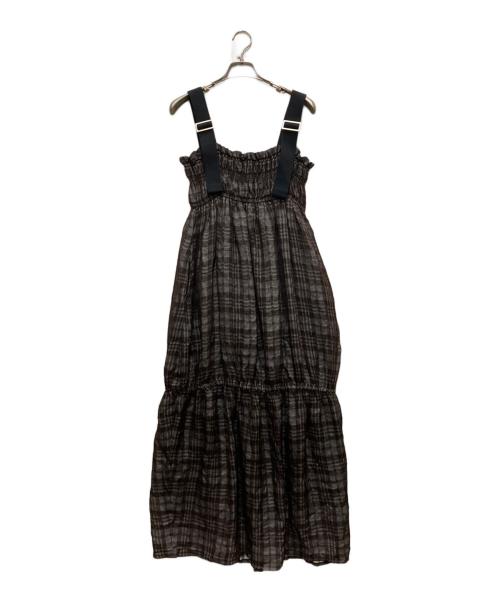 TODAYFUL（トゥデイフル）TODAYFUL (トゥデイフル) Strap Jacquard Dress ブラウン サイズ:36の古着・服飾アイテム